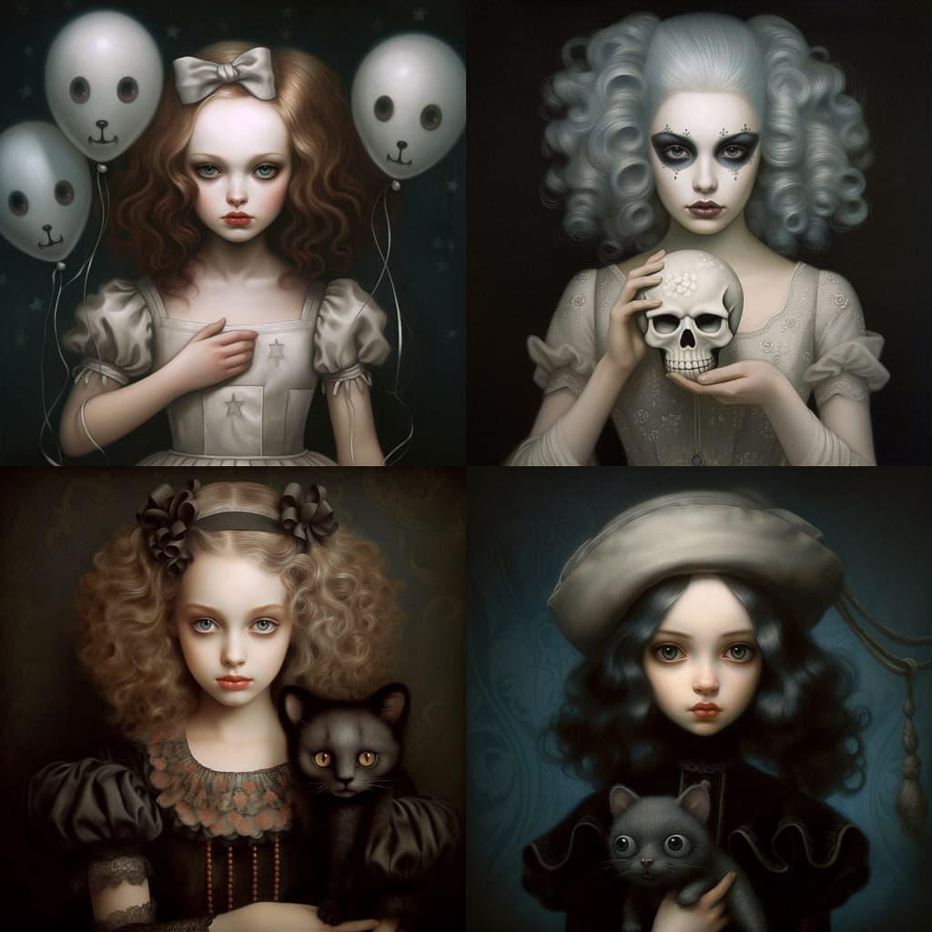 Lori Earley style, Midjourney V5.1, render 1 of 4
