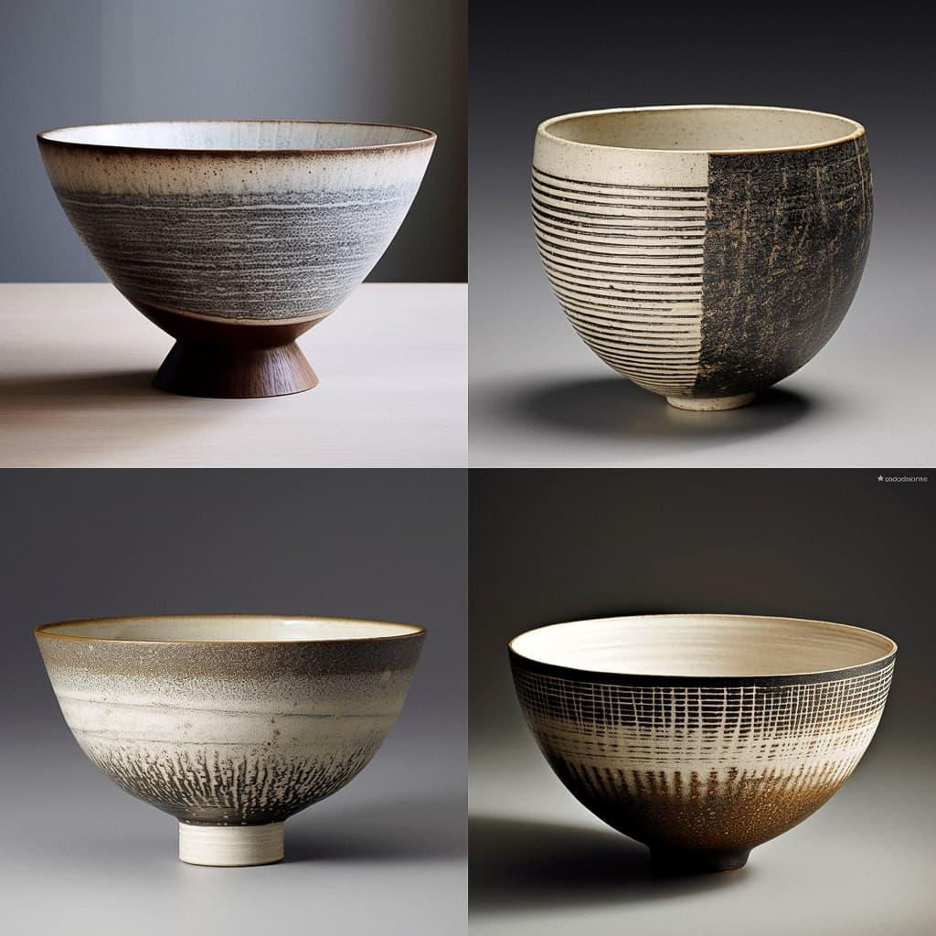Lucie Rie style, Midjourney V5.1, render 1 of 4