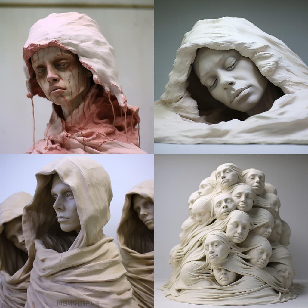 Lucy Glendinning style, Midjourney V5.1, render 1 of 4
