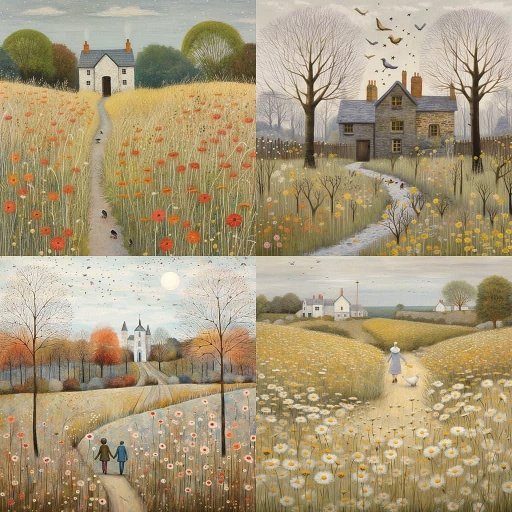 Lucy Grossmith style, Midjourney V5.1, render 1 of 4
