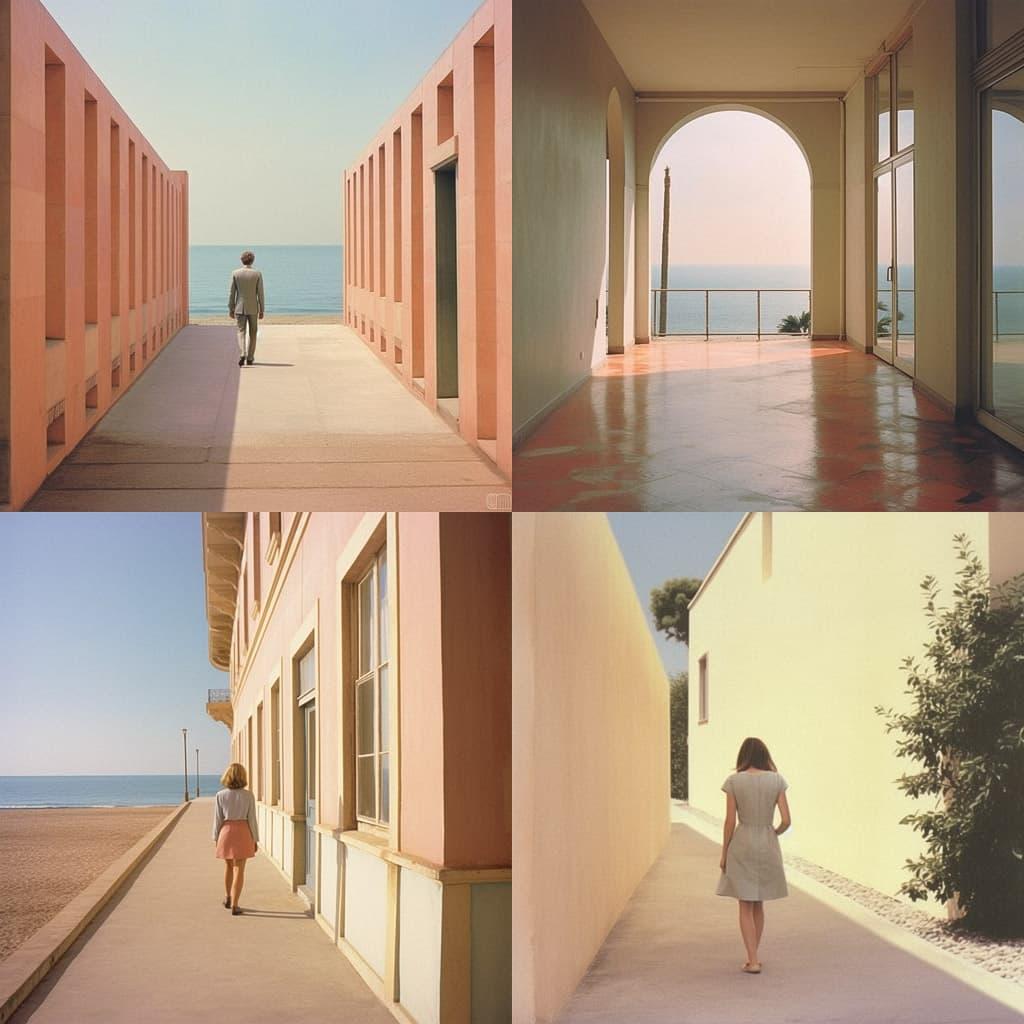 Luigi Ghirri style, Midjourney V5.1, render 1 of 4