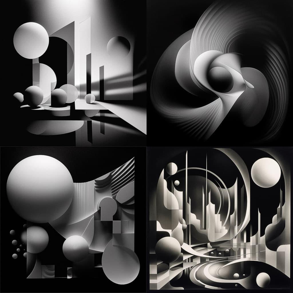 Luminogram style, Midjourney V5.1, render 1 of 4