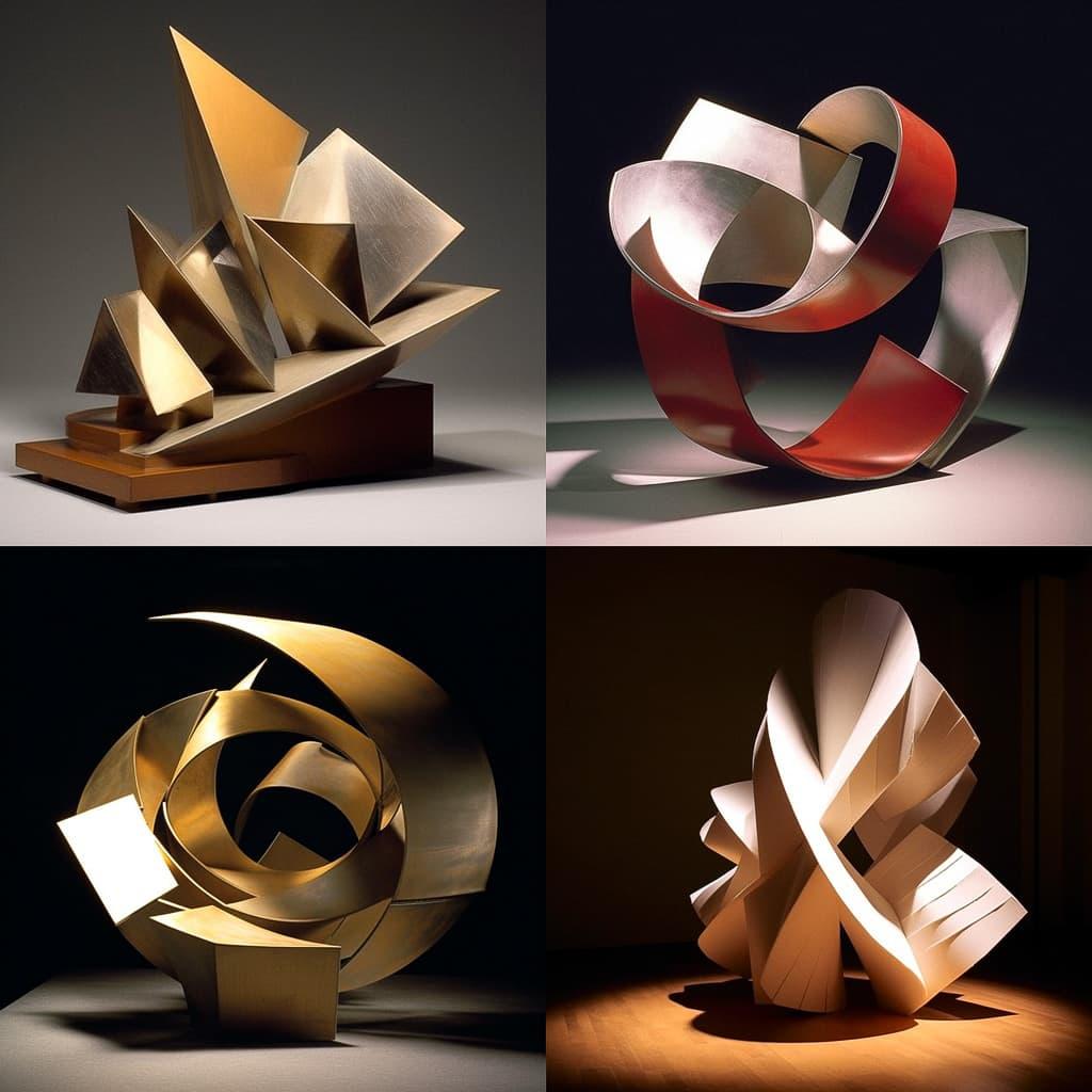 Lygia Clark style, Midjourney V5.1, render 1 of 4