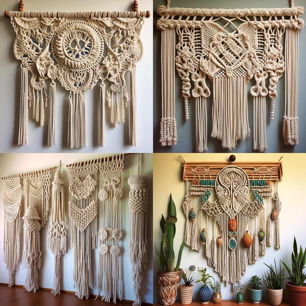 Macrame style, Midjourney V5.1, render 1 of 4