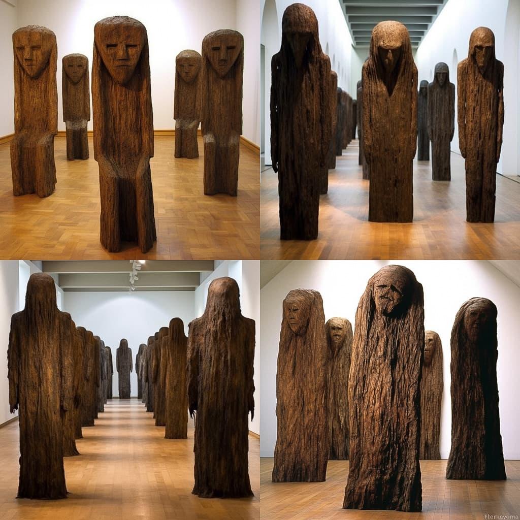 Magdalena Abakanowicz style, Midjourney V5.1, render 1 of 4
