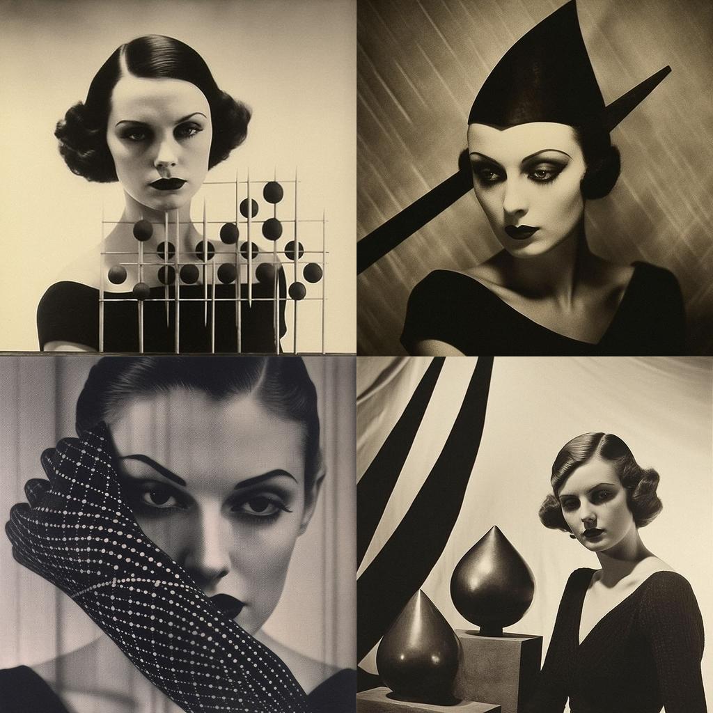 Man Ray style, Midjourney V5.1, render 1 of 4