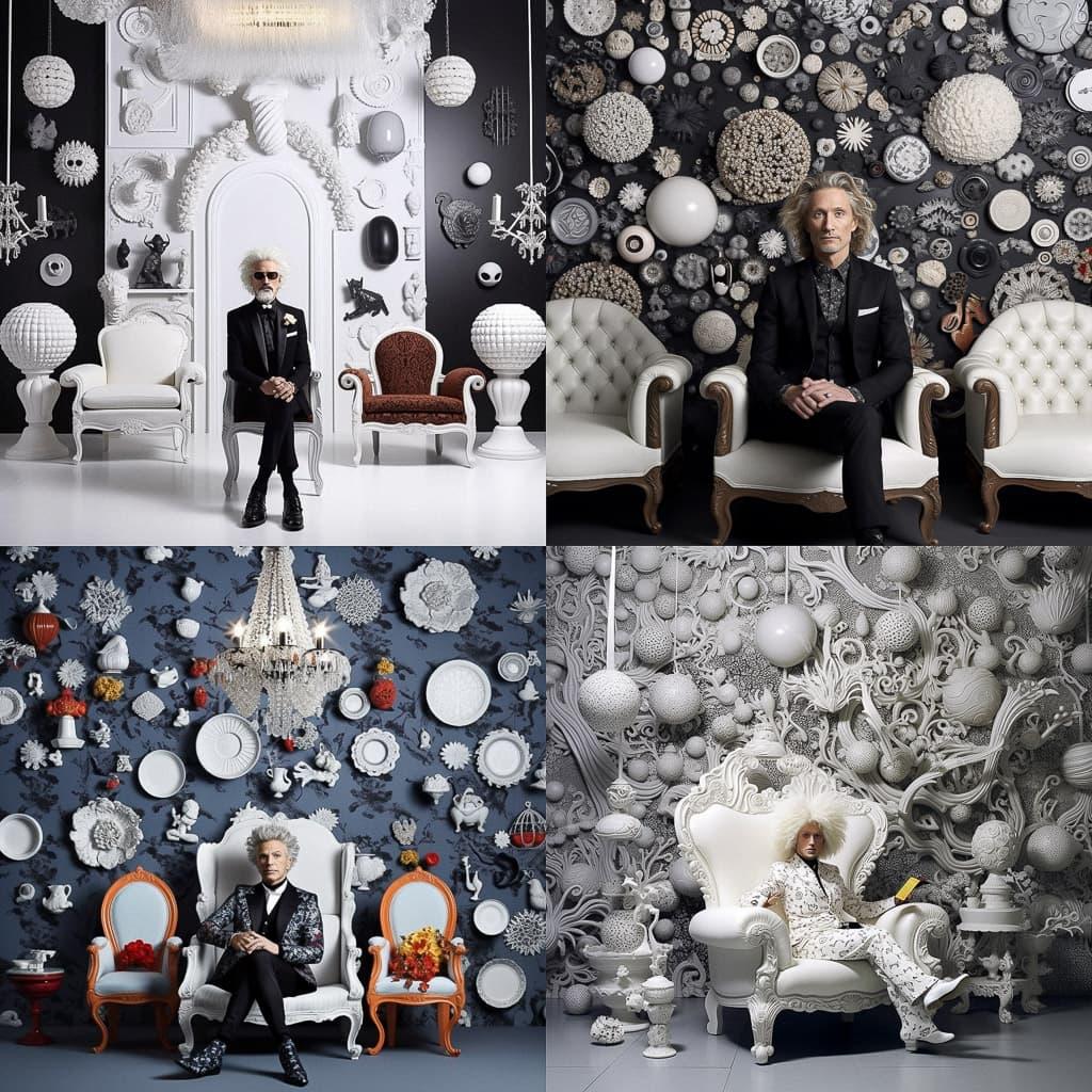 Marcel Wanders style, Midjourney V5.1, render 1 of 4