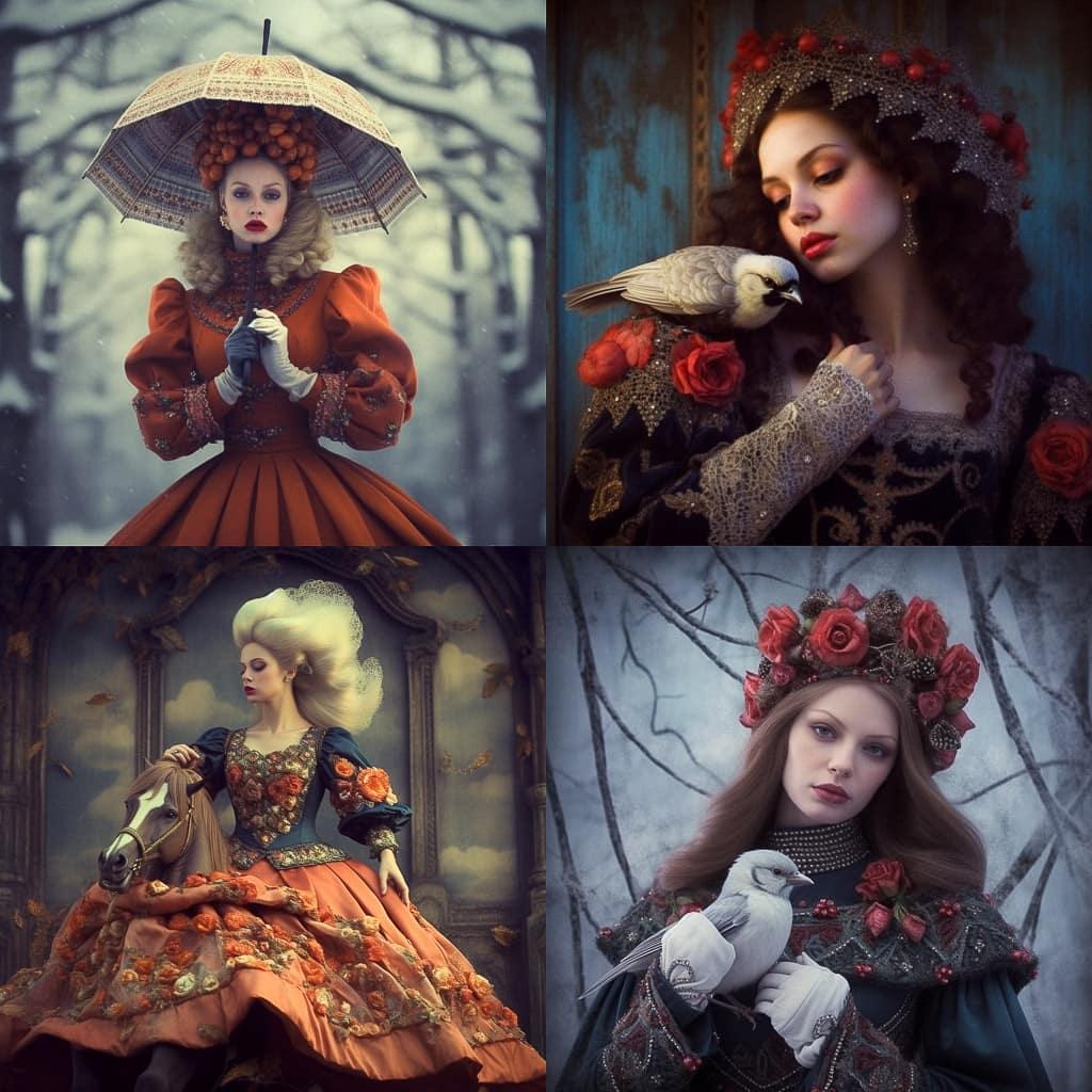 Margarita Kareva style, Midjourney V5.1, render 1 of 4