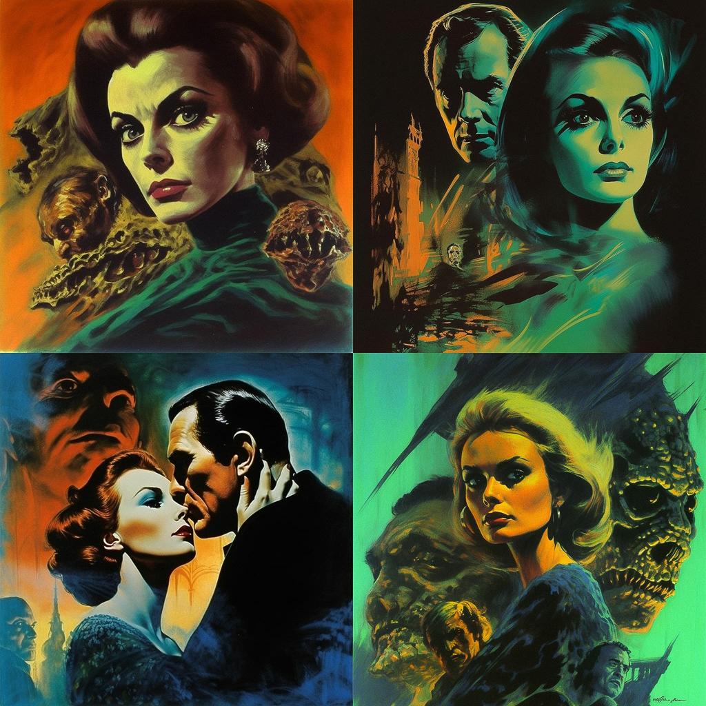 Mario Bava style, Midjourney V5.1, render 1 of 4
