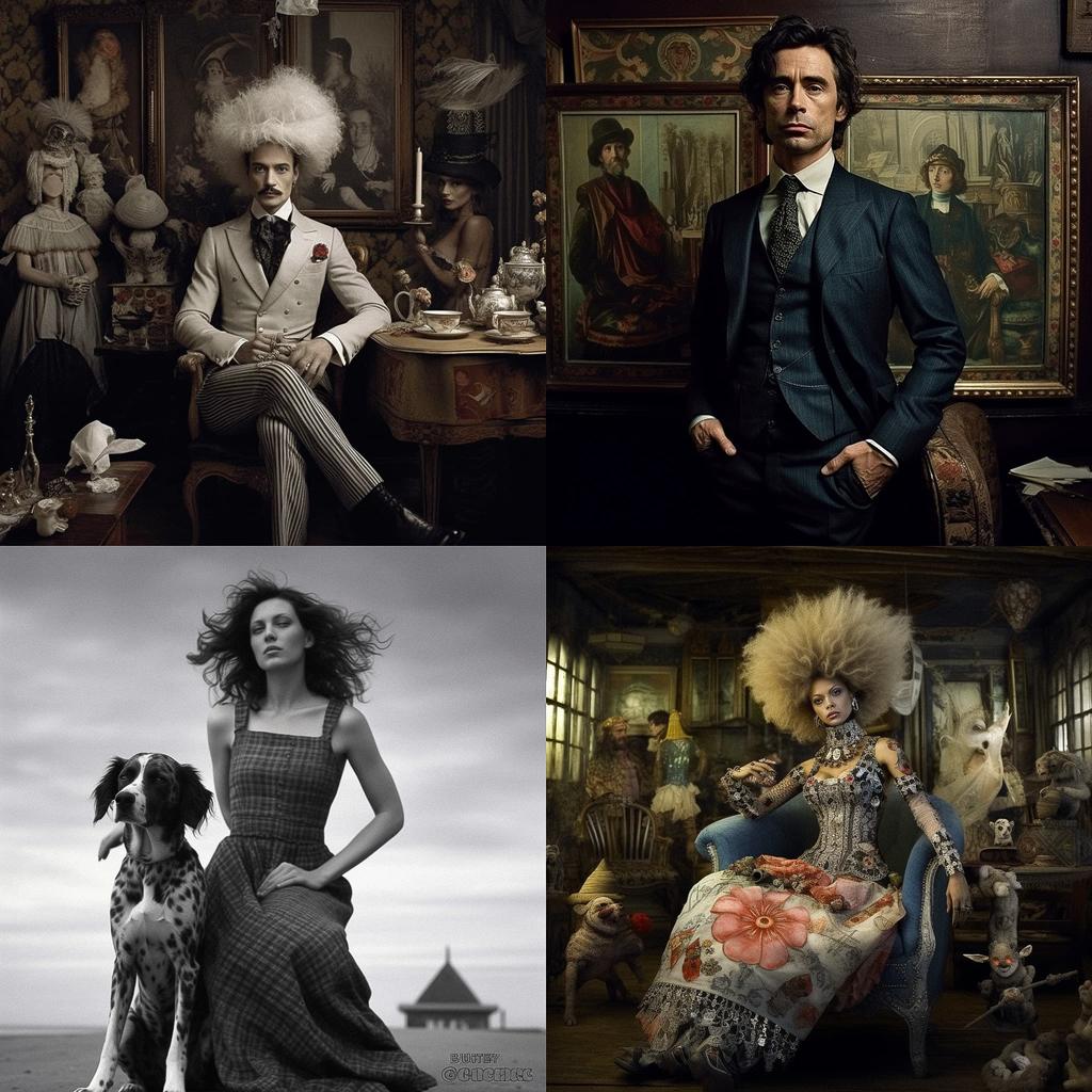 Mark Seliger style, Midjourney V5.1, render 1 of 4