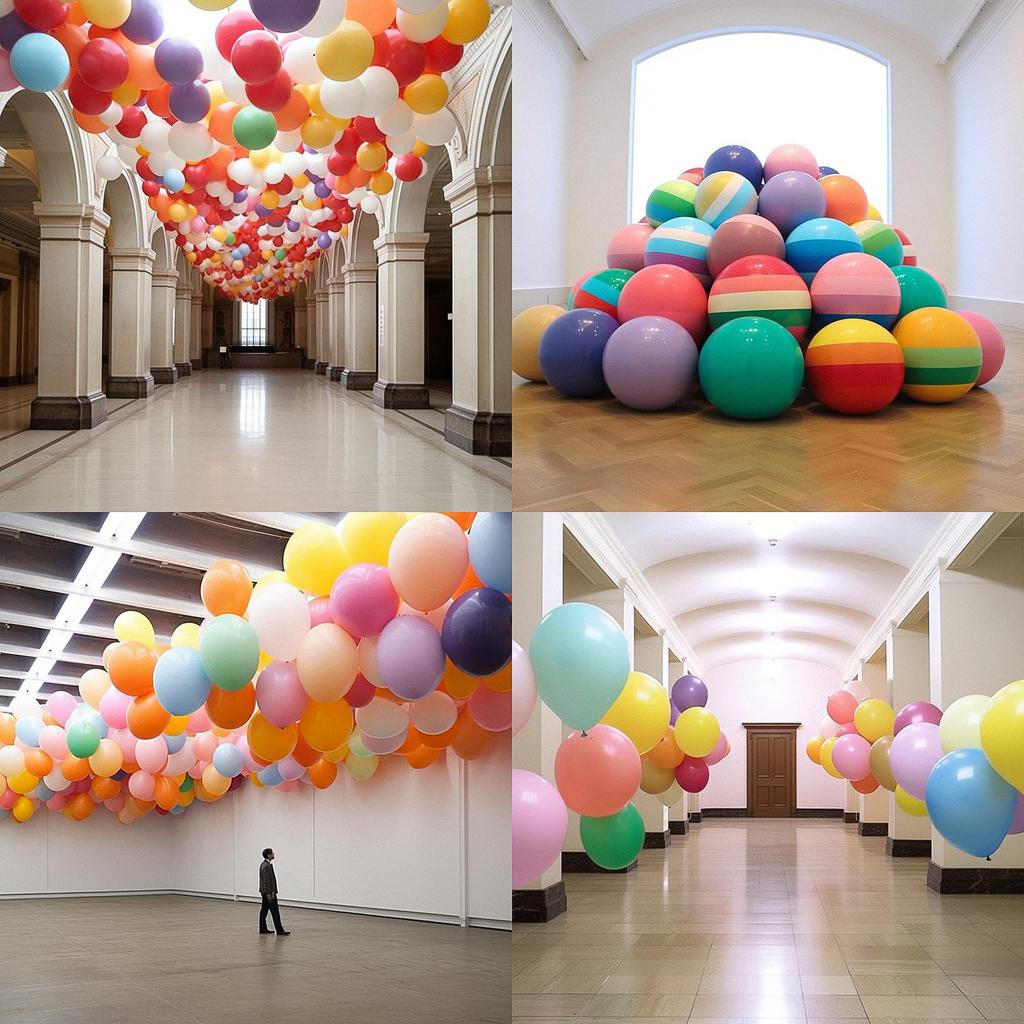 Martin Creed style, Midjourney V5.1, render 1 of 4