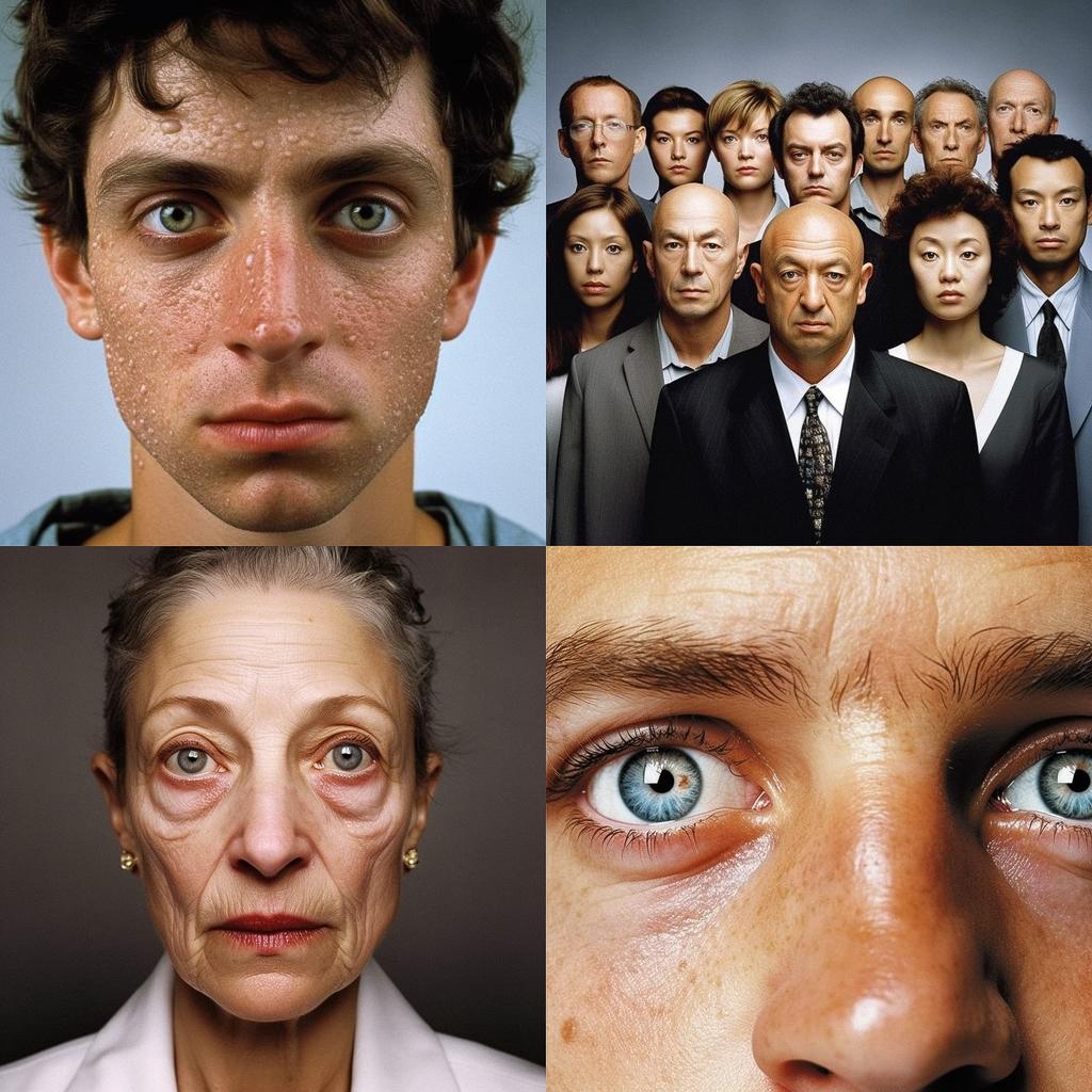 Martin Schoeller style, Midjourney V5.1, render 1 of 4