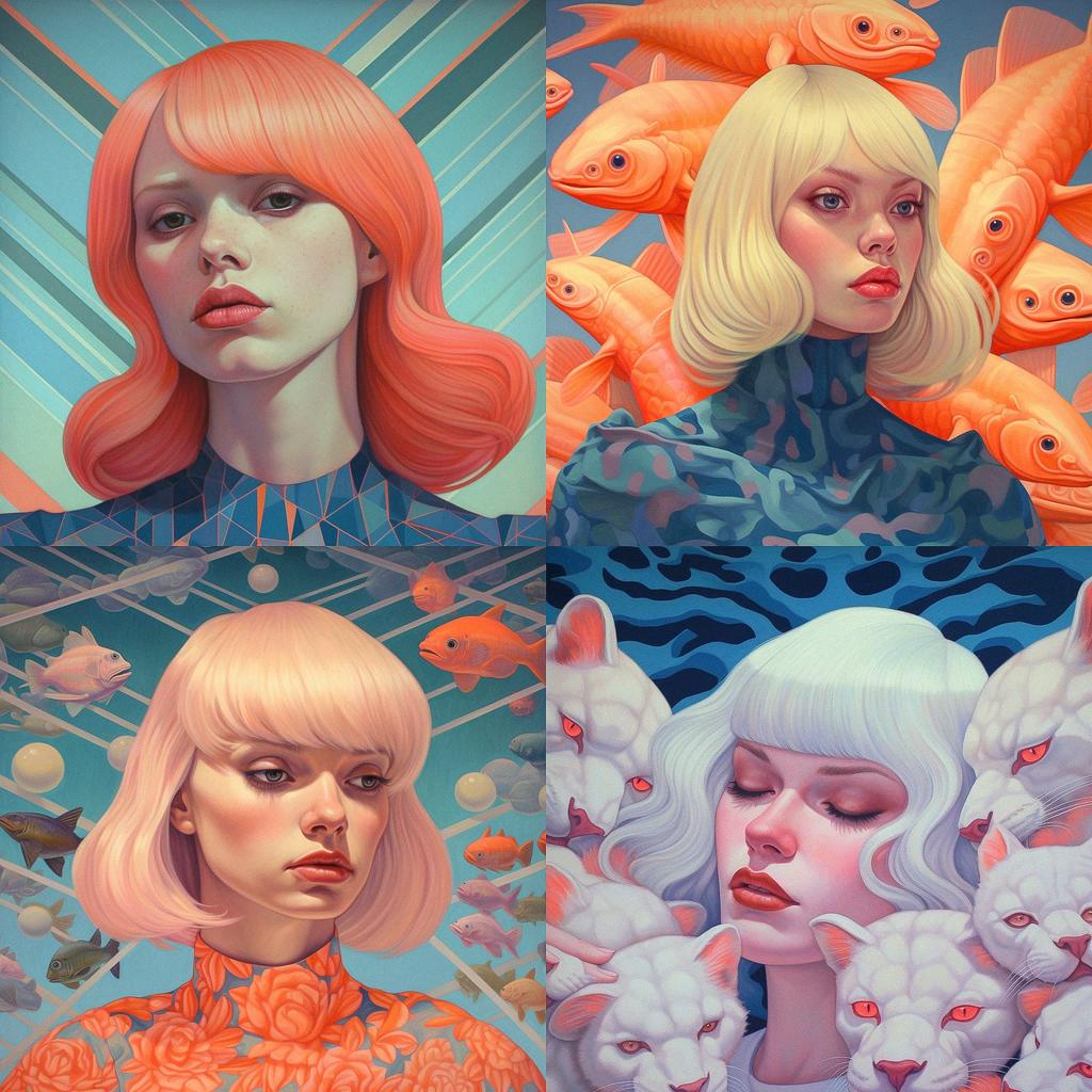 Martine Johanna style, Midjourney V5.1, render 1 of 4