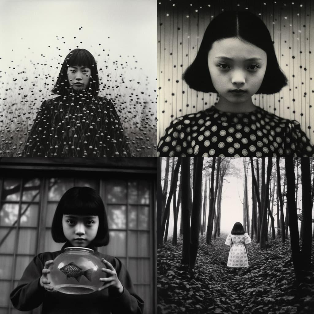 Masahisa Fukase style, Midjourney V5.1, render 1 of 4
