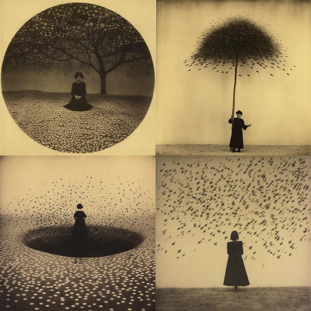 Masao Yamamoto style, Midjourney V5.1, render 1 of 4