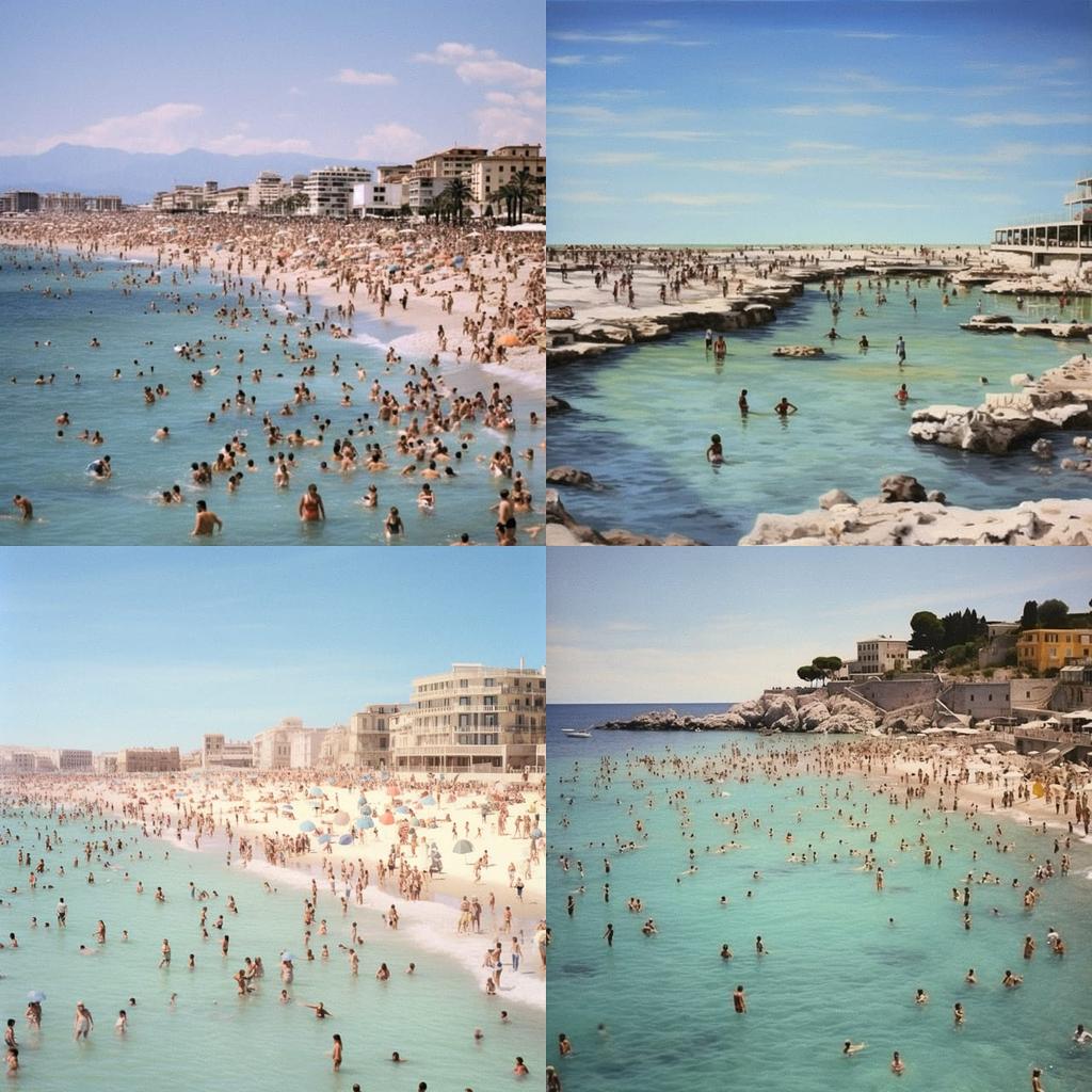 Massimo Vitali style, Midjourney V5.1, render 1 of 4