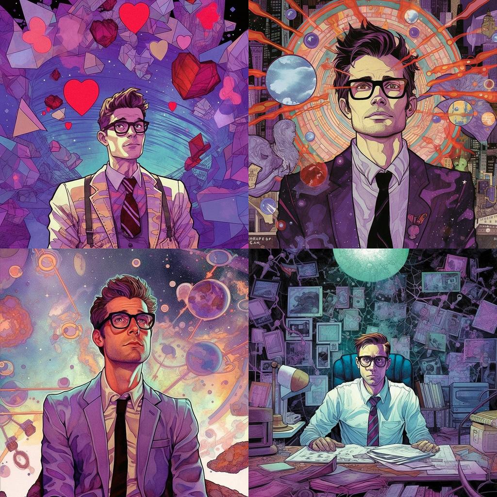 Matt Fraction style, Midjourney V5.1, render 1 of 4