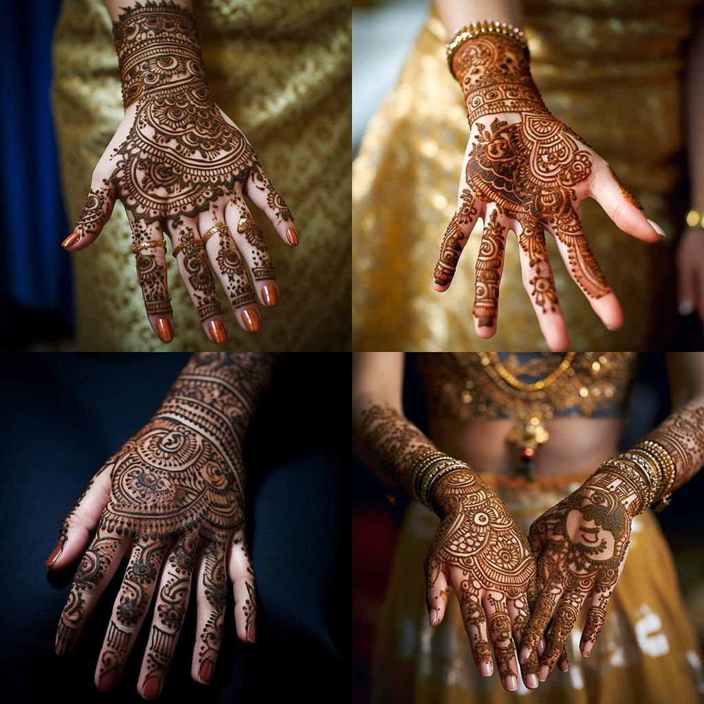 Mehndi style, Midjourney V5.1, render 1 of 4