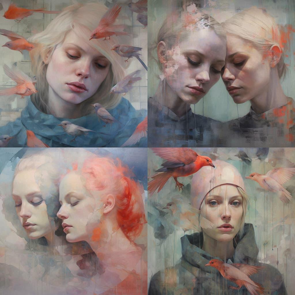 Meredith Marsone style, Midjourney V5.1, render 1 of 4