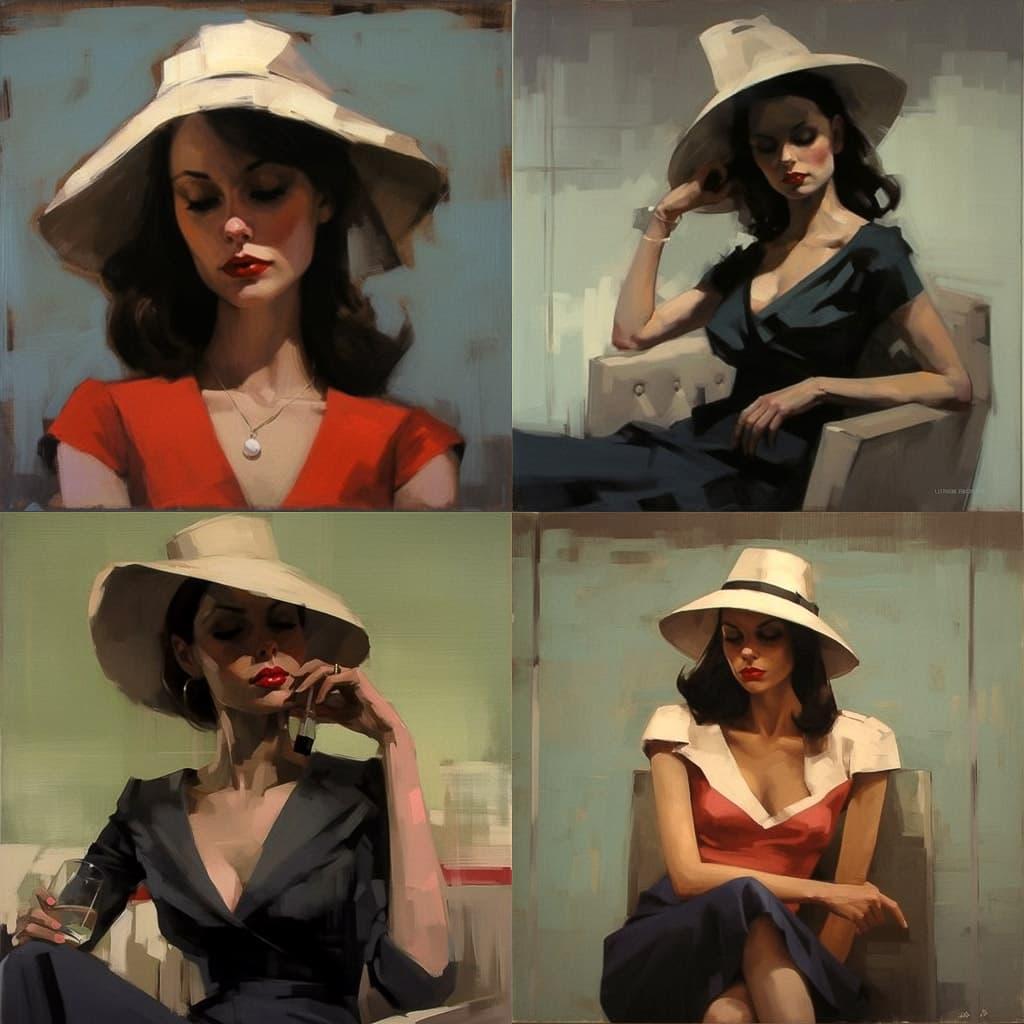 Michael Carson style, Midjourney V5.1, render 1 of 4