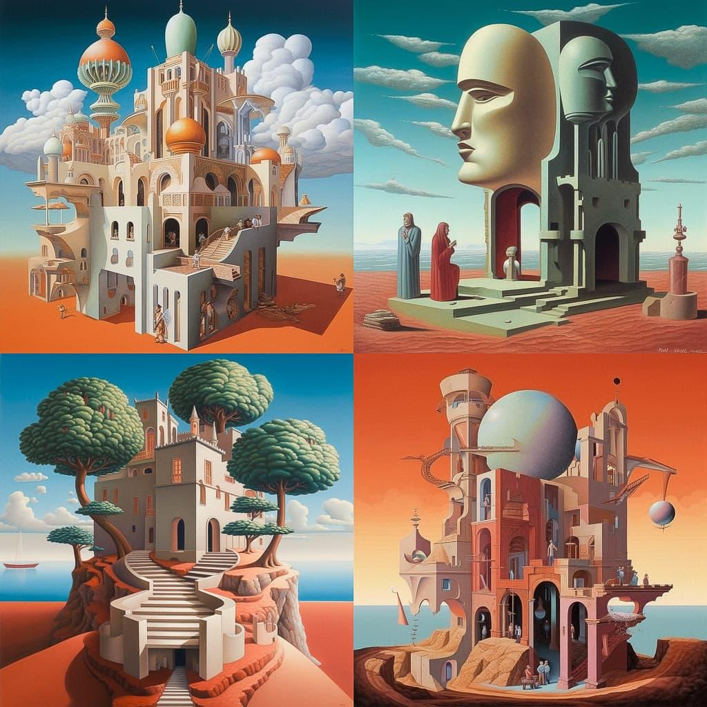 Michael Graves style, Midjourney V5.1, render 1 of 4