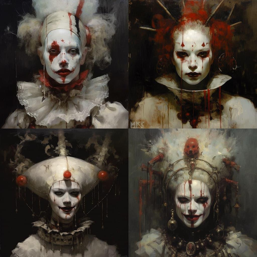 Michael Hussar style, Midjourney V5.1, render 1 of 4