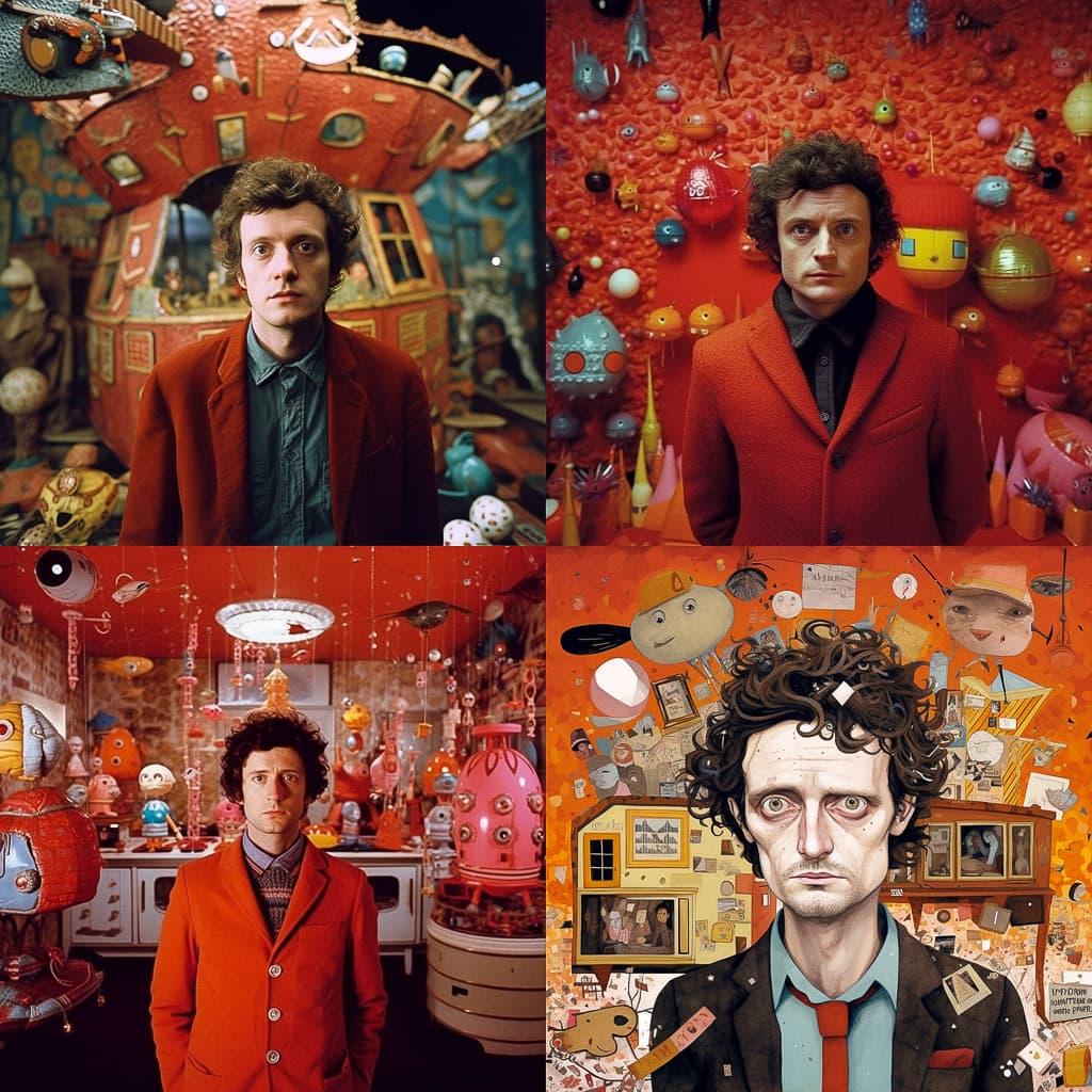 Michel Gondry style, Midjourney V5.1, render 1 of 4