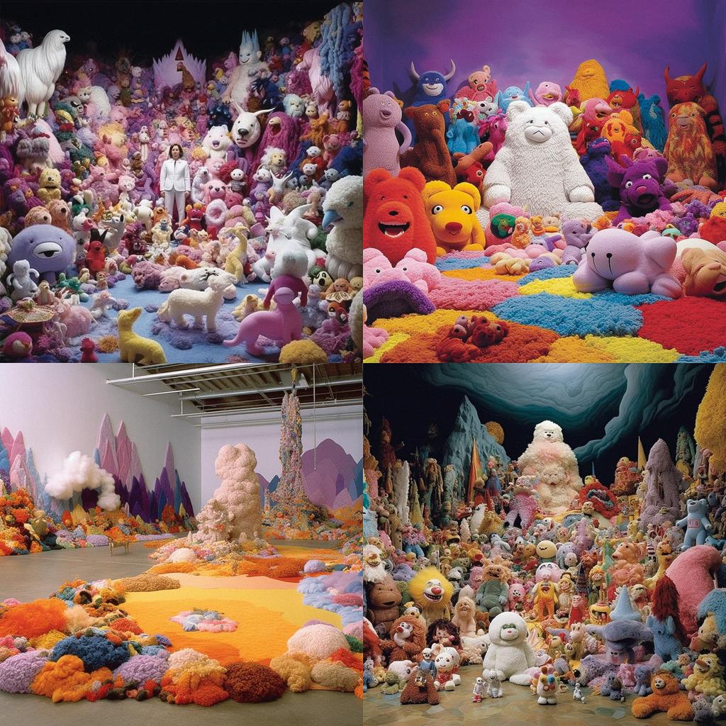Mike Kelley style, Midjourney V5.1, render 1 of 4