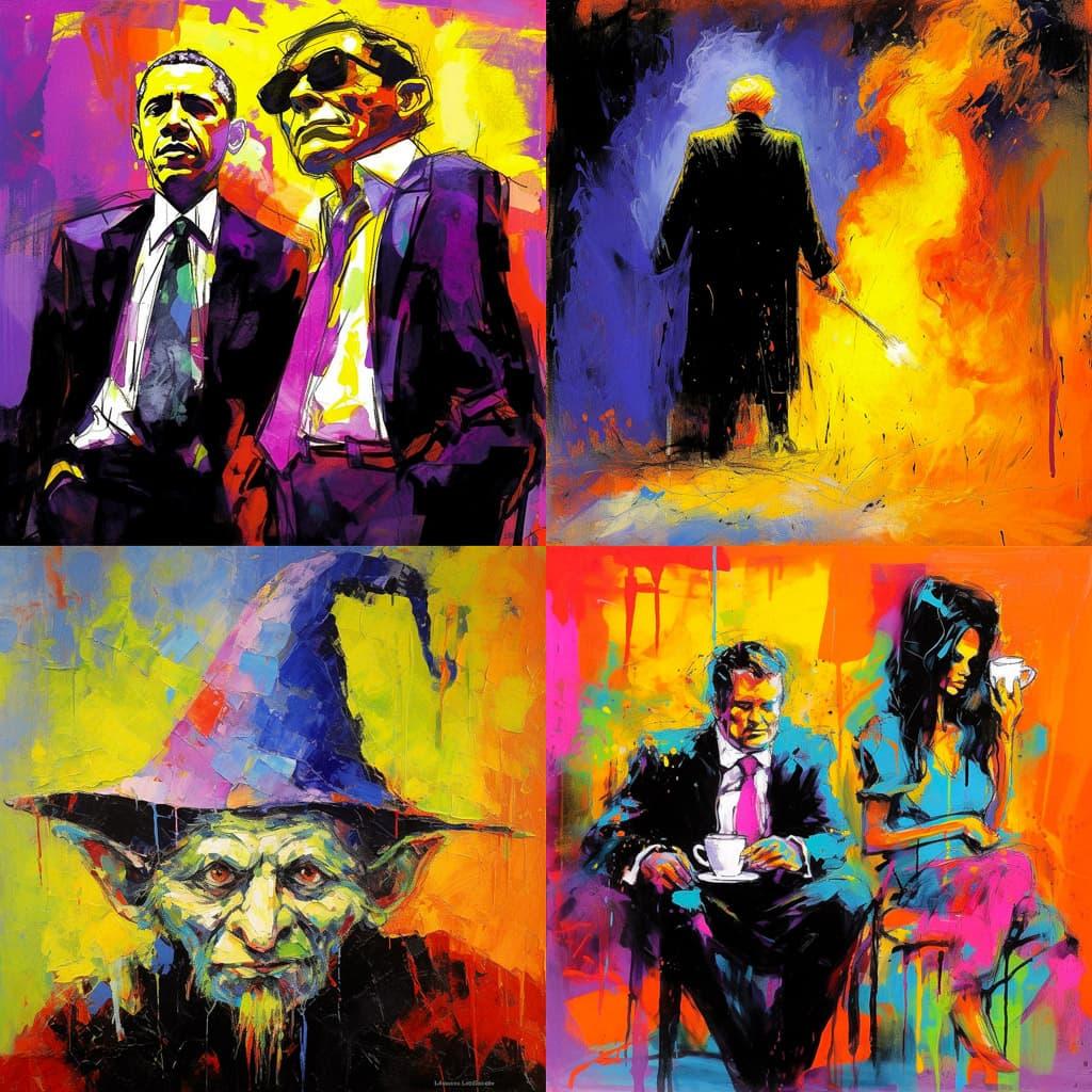 Mike Luckovich style, Midjourney V5.1, render 1 of 4