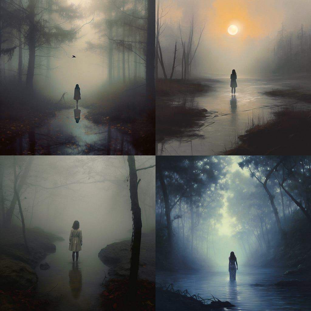 Misty style, Midjourney V5.1, render 1 of 4