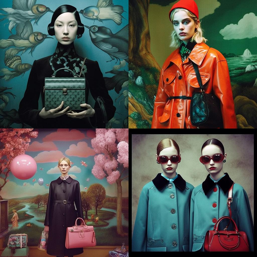 Miuccia Prada style, Midjourney V5.1, render 1 of 4