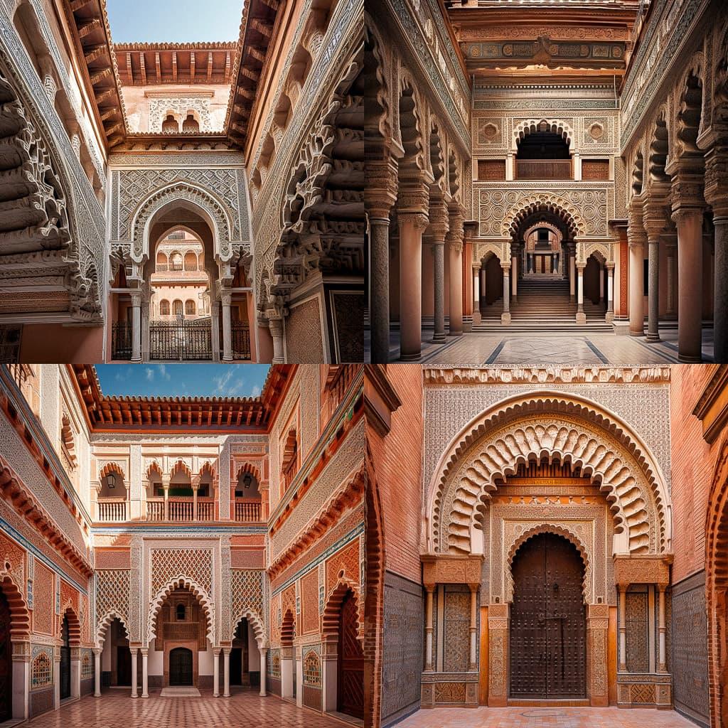 Mudejar architecture style, Midjourney V5.1, render 1 of 4