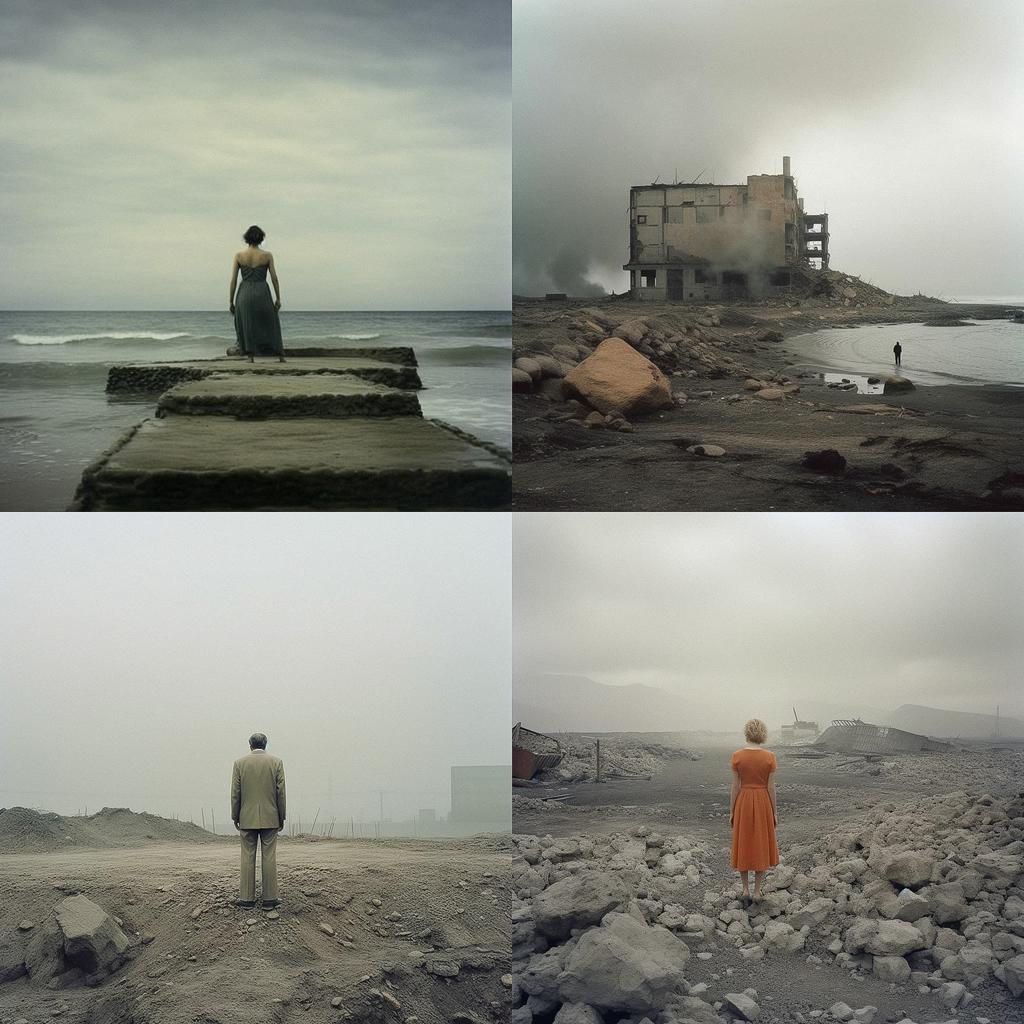 Nadav Kander style, Midjourney V5.1, render 1 of 4