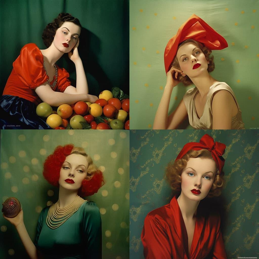 Nickolas Muray style, Midjourney V5.1, render 1 of 4