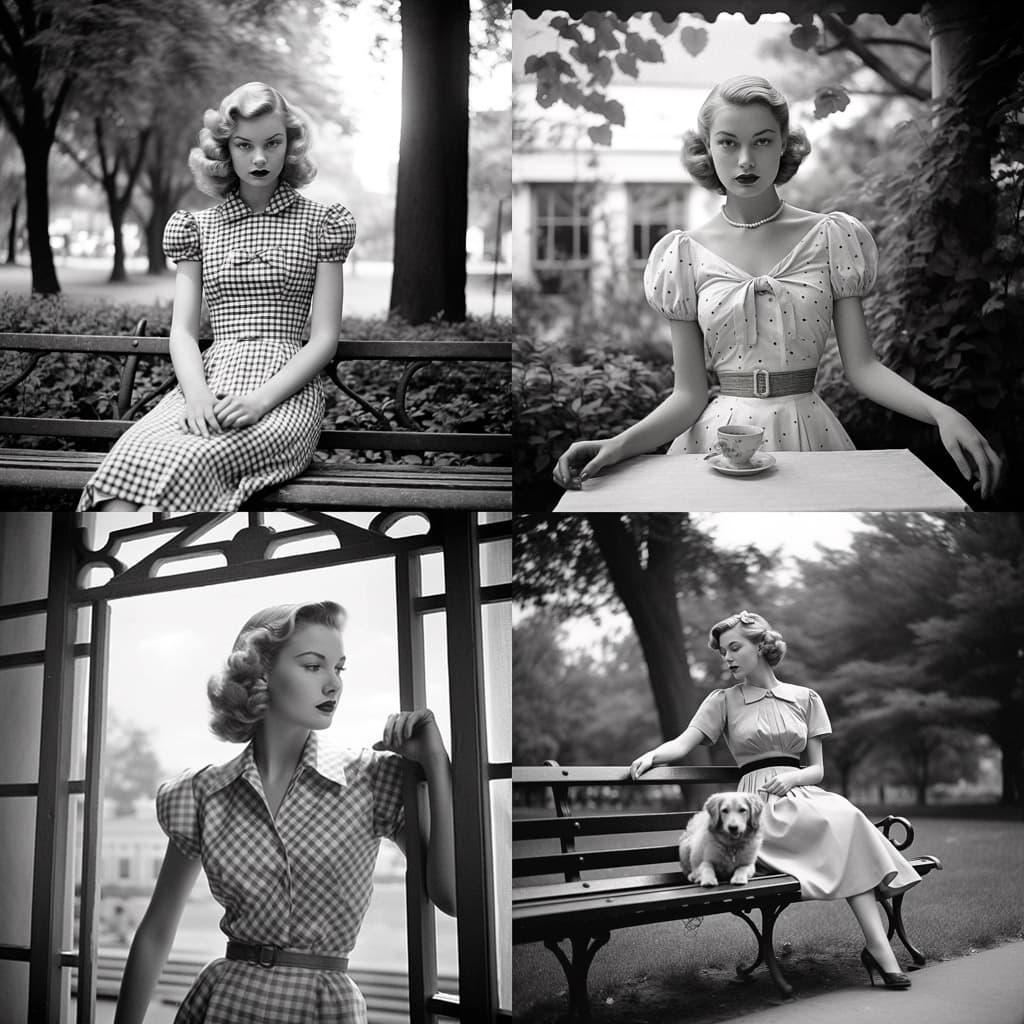 Nina Leen style, Midjourney V5.1, render 1 of 4