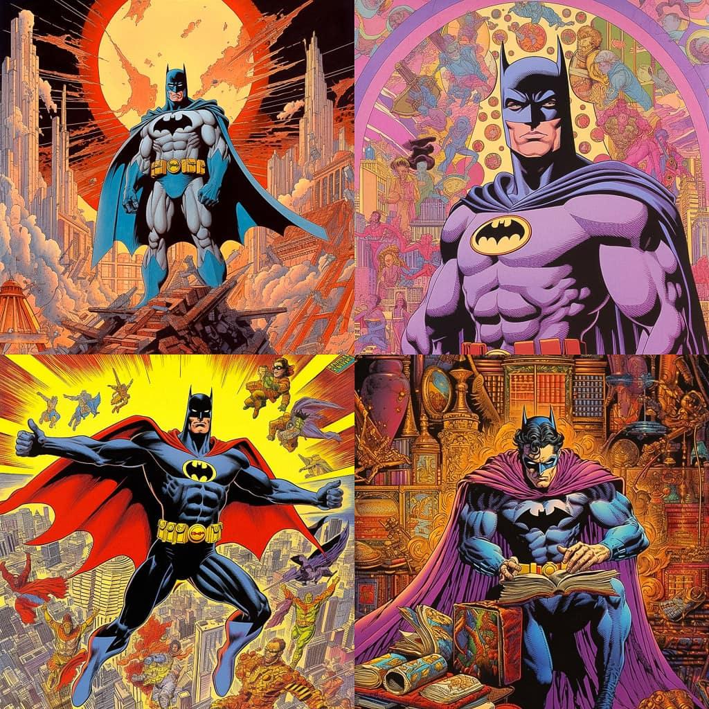 Norm Breyfogle style, Midjourney V5.1, render 1 of 4