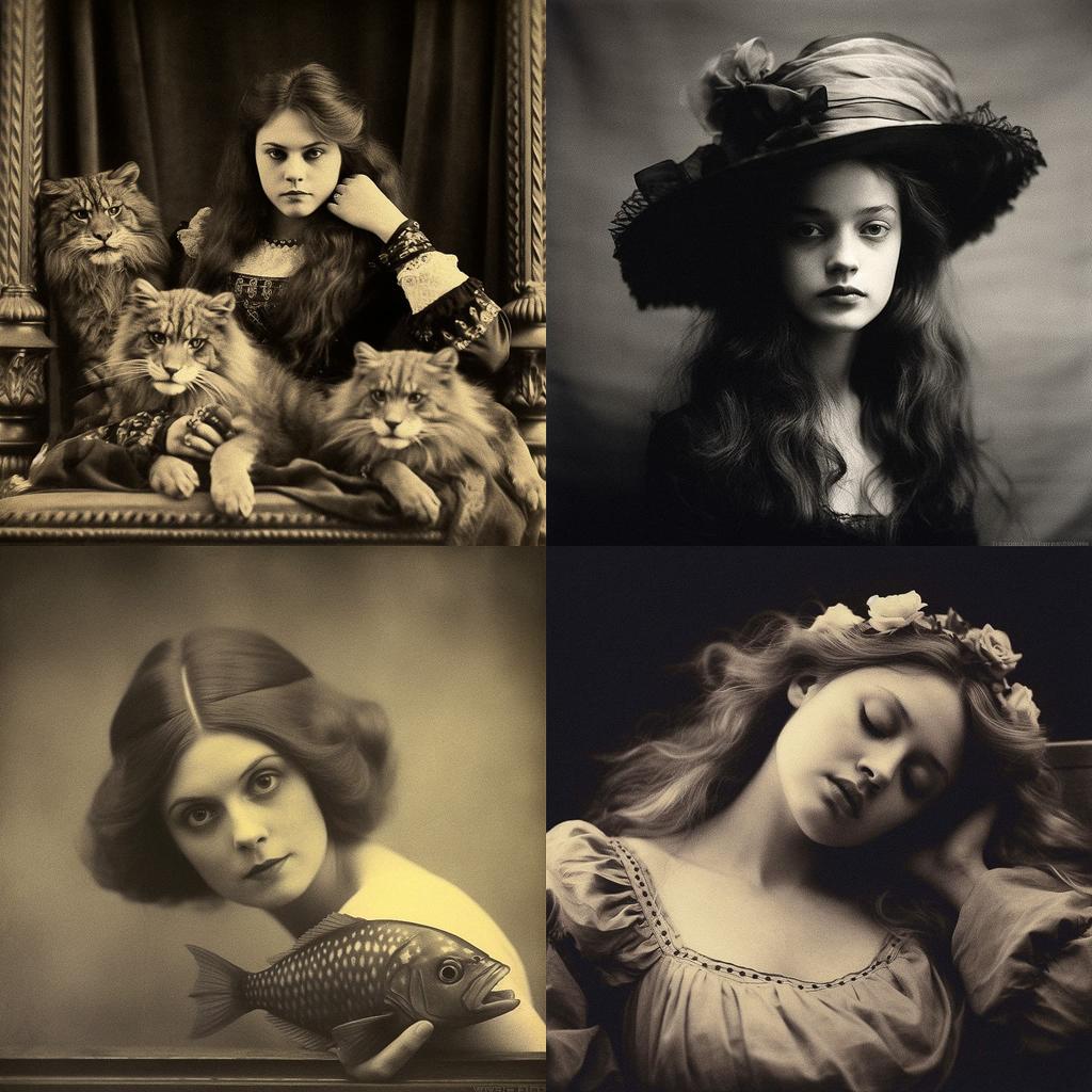 Oscar Gustave Rejlander style, Midjourney V5.1, render 1 of 4