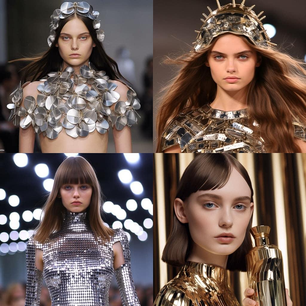 Paco Rabanne style, Midjourney V5.1, render 1 of 4