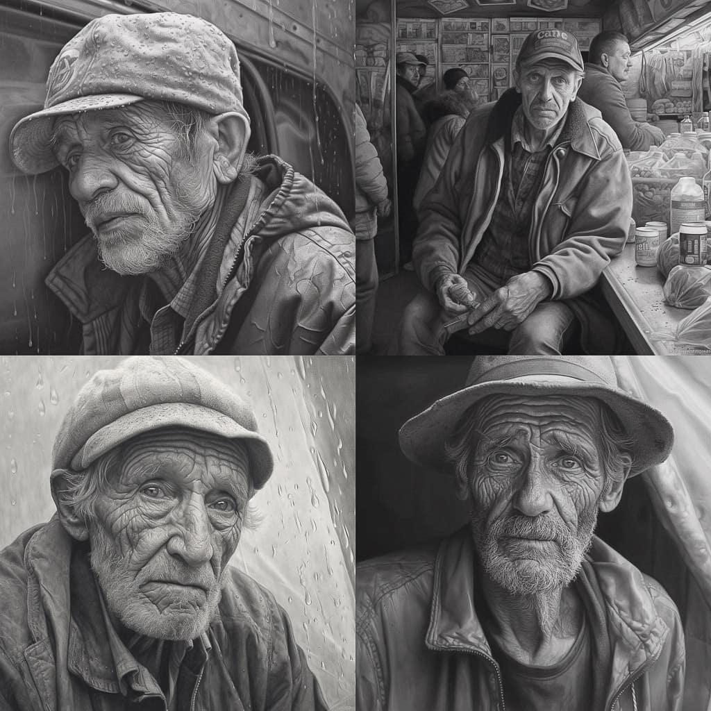Paul Cadden style, Midjourney V5.1, render 1 of 4