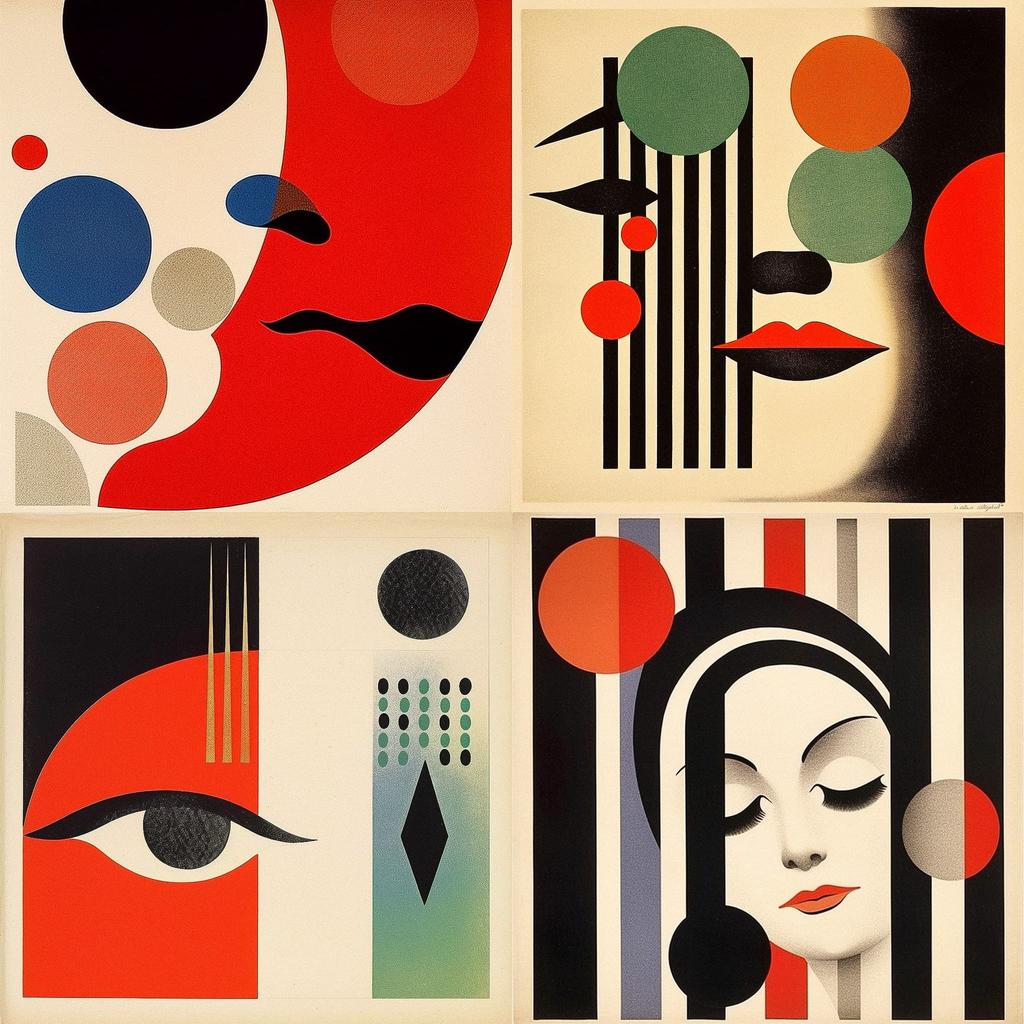 Paul Rand style, Midjourney V5.1, render 1 of 4