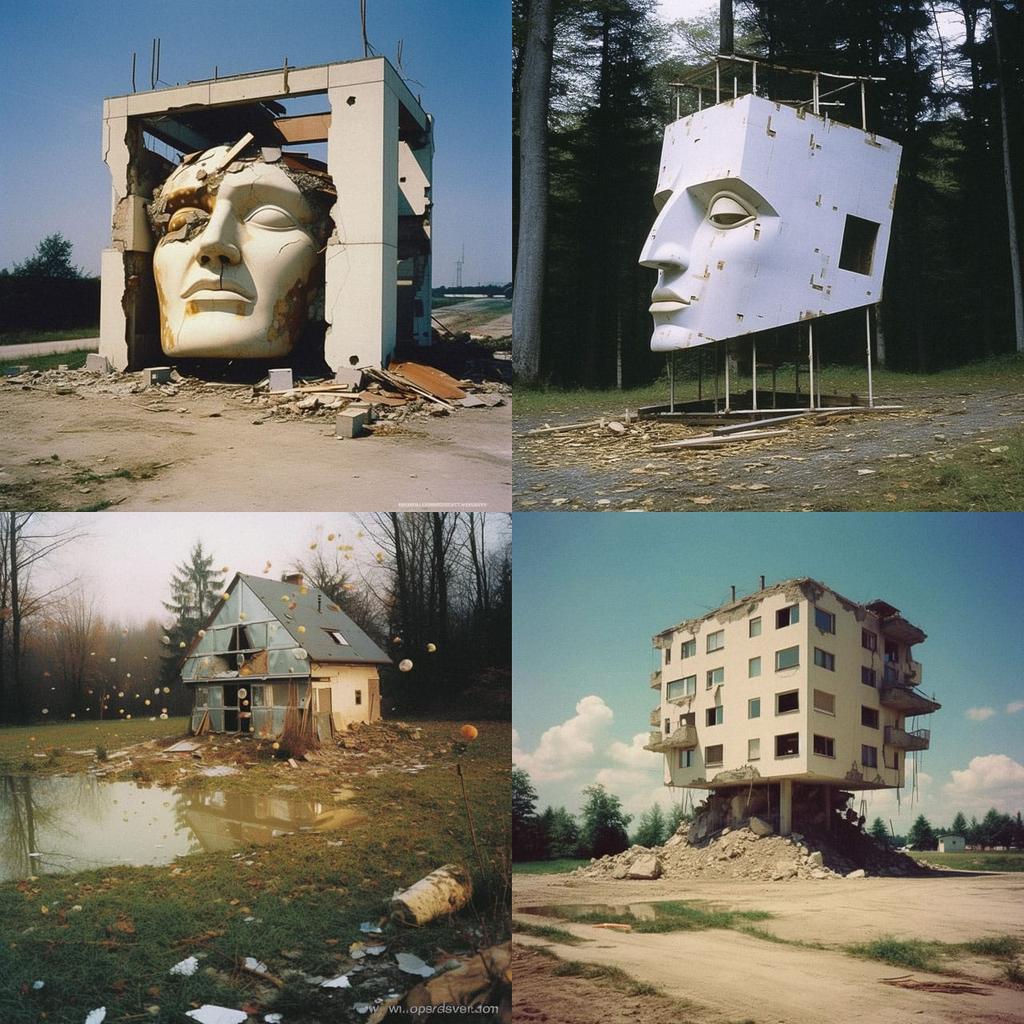 Peter Fischli and David Weiss style, Midjourney V5.1, render 1 of 4