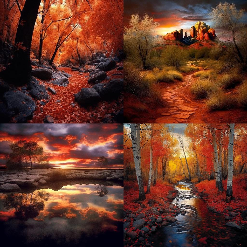 Peter Lik style, Midjourney V5.1, render 1 of 4