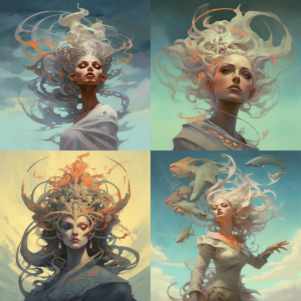 Peter Mohrbacher style, Midjourney V5.1, render 1 of 4