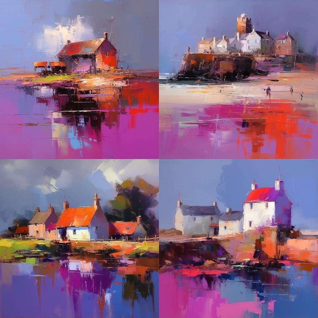 Peter Wileman style, Midjourney V5.1, render 1 of 4