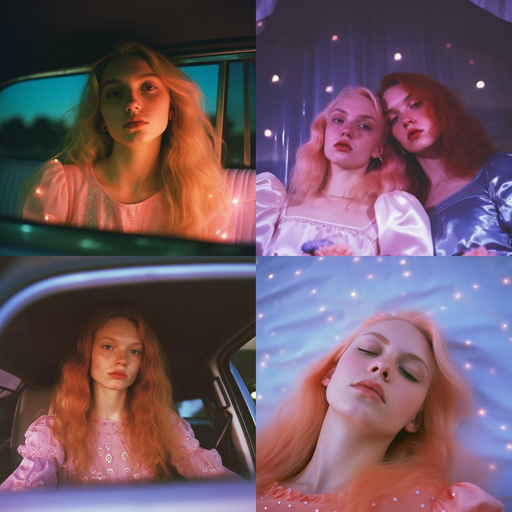 Petra Collins style, Midjourney V5.1, render 1 of 4