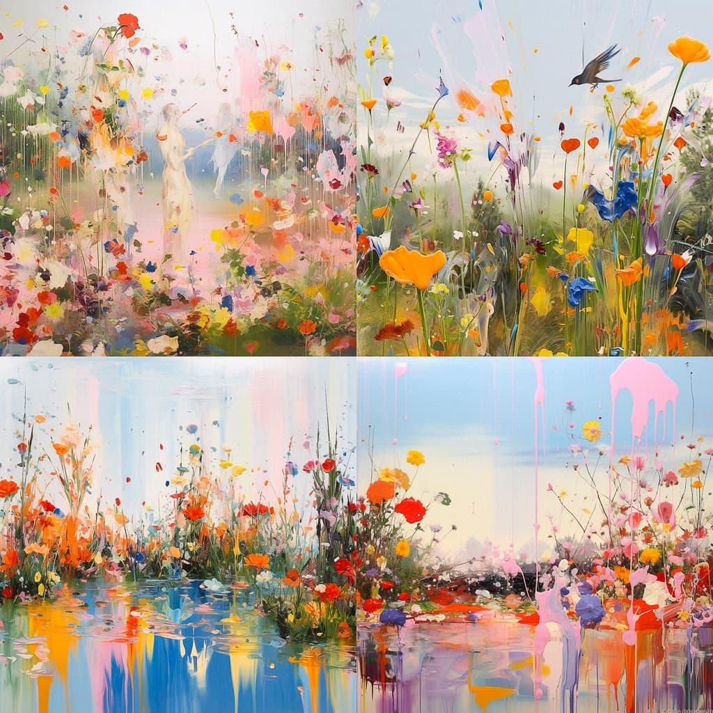 Petra Cortright style, Midjourney V5.1, render 1 of 4