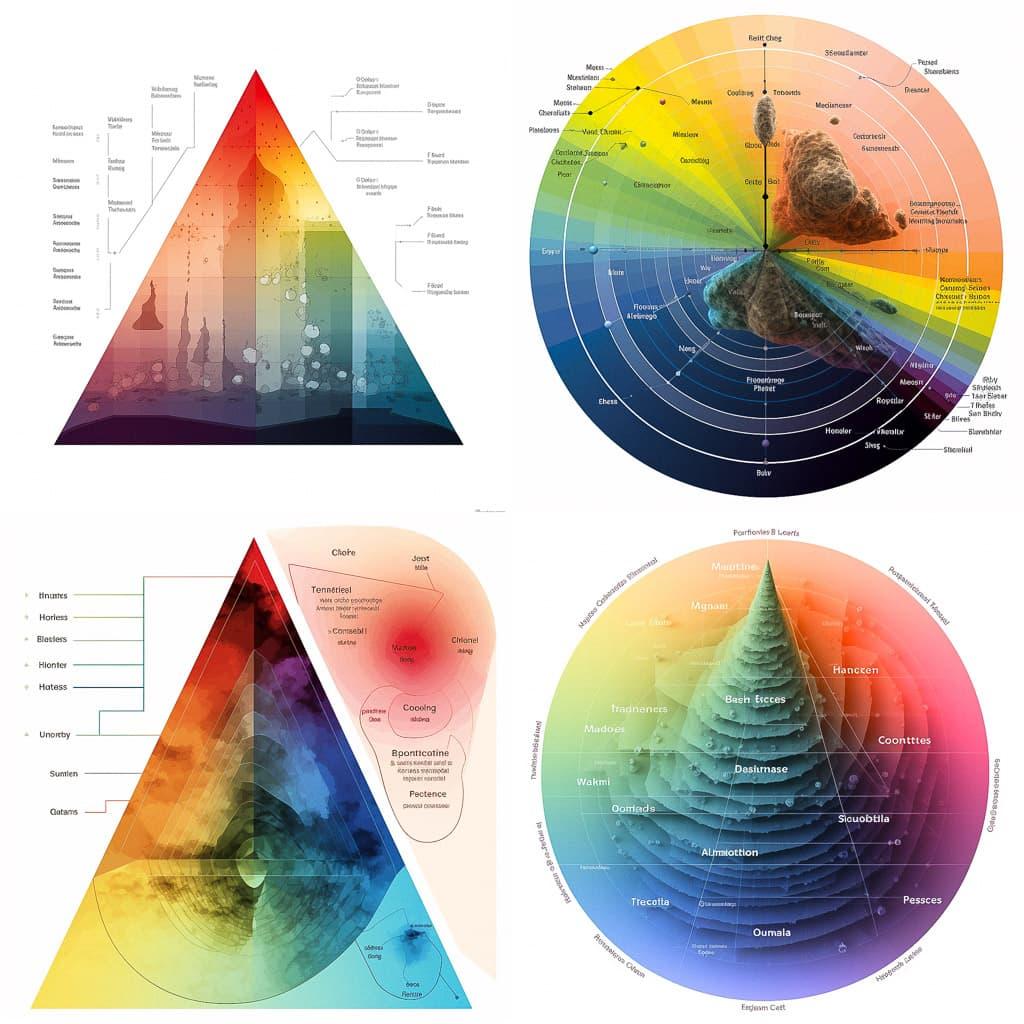 Phase diagram style, Midjourney V5.1, render 1 of 4