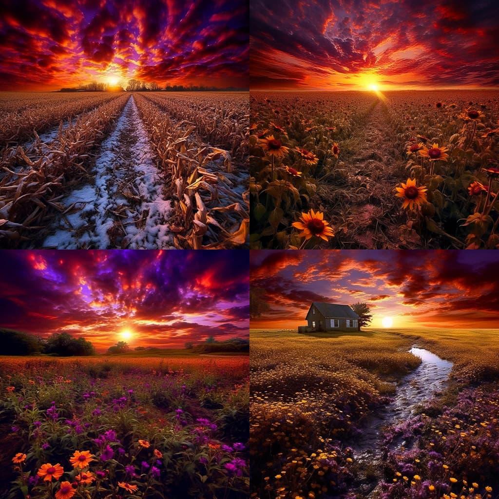 Phil Koch style, Midjourney V5.1, render 1 of 4