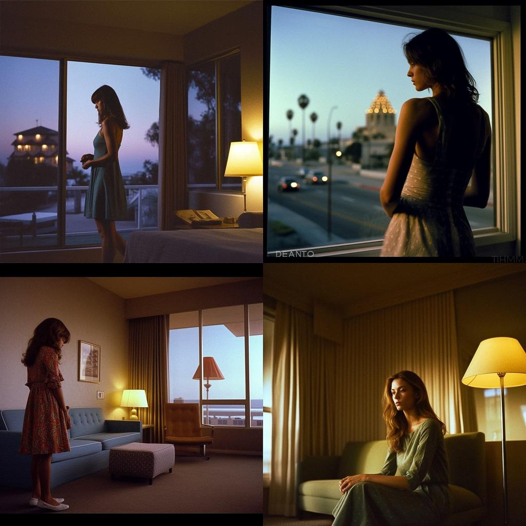 Philip-Lorca diCorcia style, Midjourney V5.1, render 1 of 4