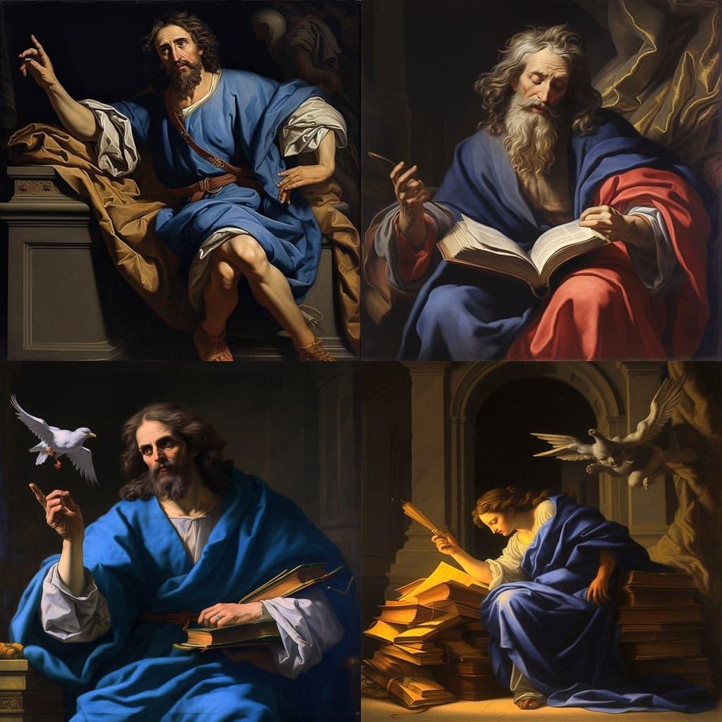 Philippe de Champaigne style, Midjourney V5.1, render 1 of 4